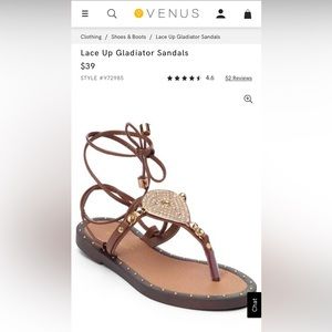 Lace Up Gladiator Sandals